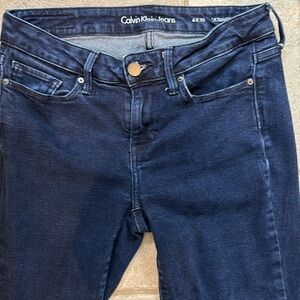 Calvin Klein indigo skinny Jean size 4 x 30